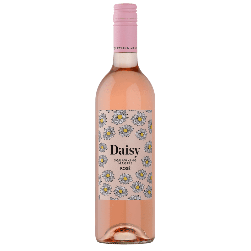 Squawking Magpie Daisy Rosé bottle