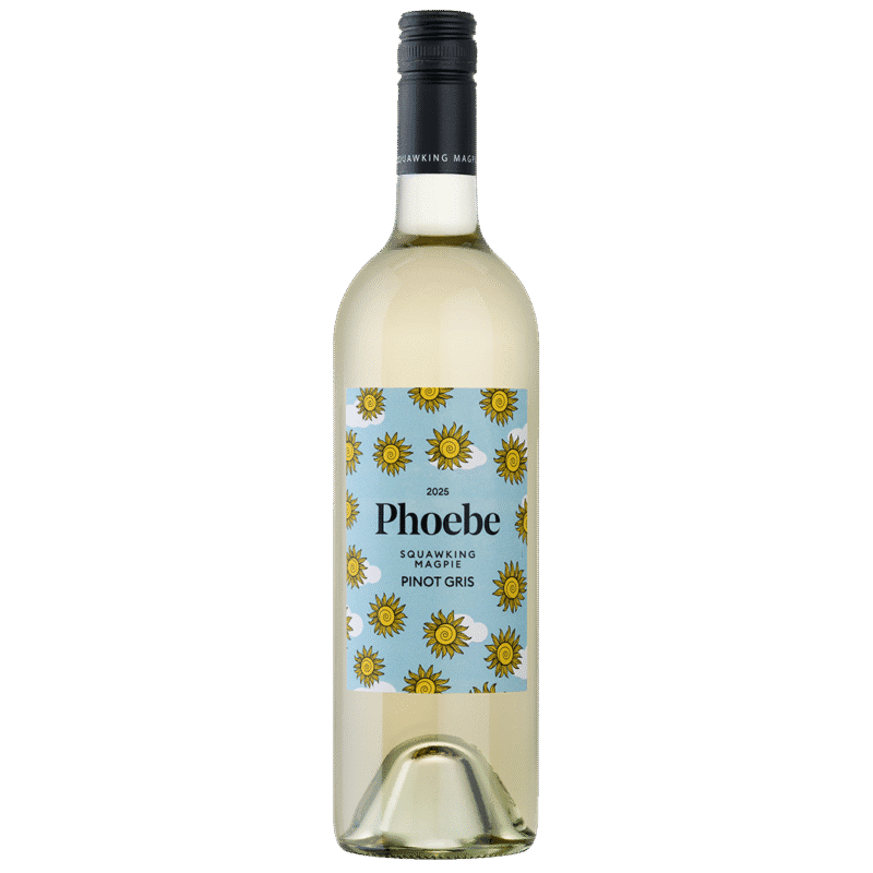 Squawking Magpie Phoebe Pinot Gris bottle