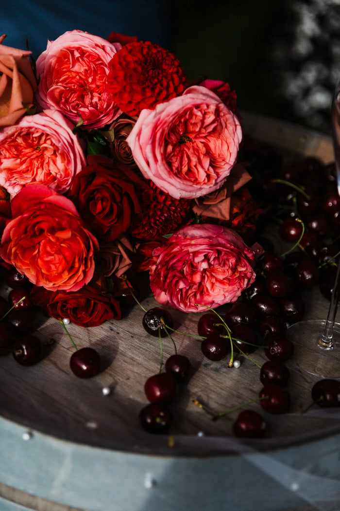 Jessie + Jay wedding flowers by Pom Pom Florals