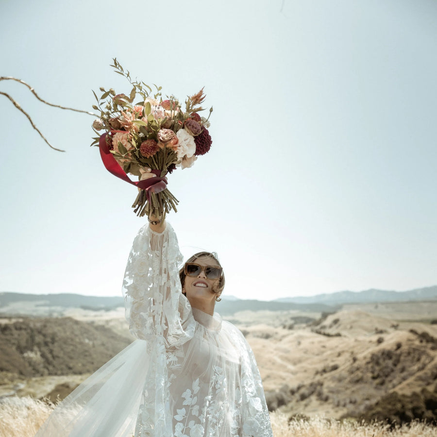 Wedding florals by Pompom Florals, Hawke's Bay