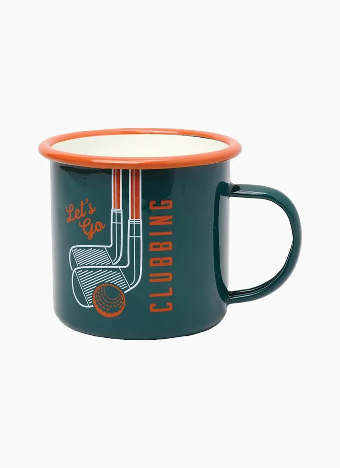 Gentlemen's Hardware golf enamel mug, 16 fl oz