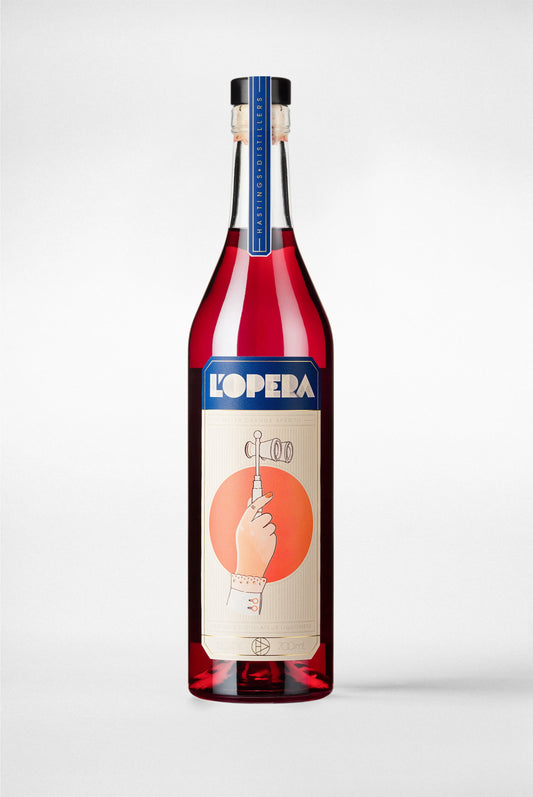 Hastings Distillers L'Opera bitter orange aperitif bottle