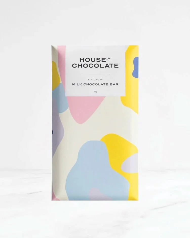 House of Chocolate mini chocolate bar in illustrated envelope