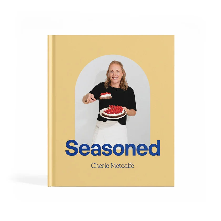 Seasoned cookbook by Cherie Metcalfe of Pepper & Me