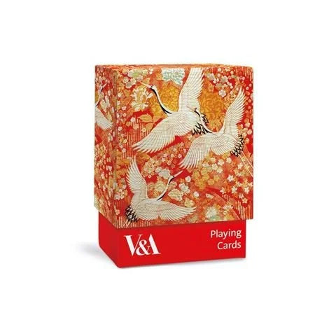 V&A kimono crane playing cards deck in gift box