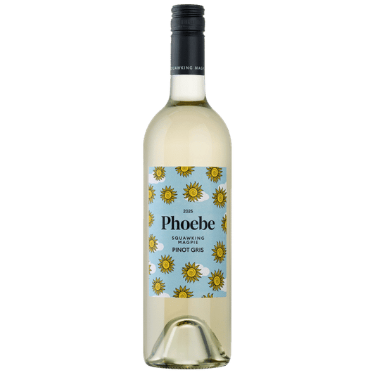 Squawking Magpie Phoebe Pinot Gris bottle