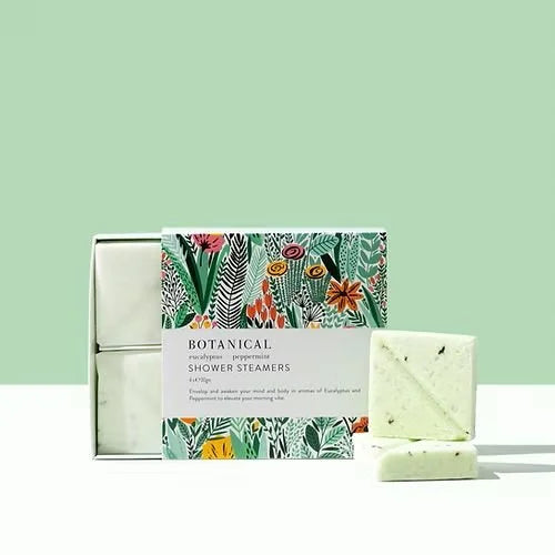 Botanical Skincare eucalyptus & peppermint shower steamers box