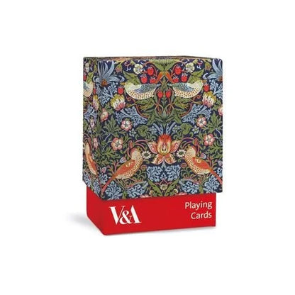 V&A Strawberry Thief playing cards deck in gift box