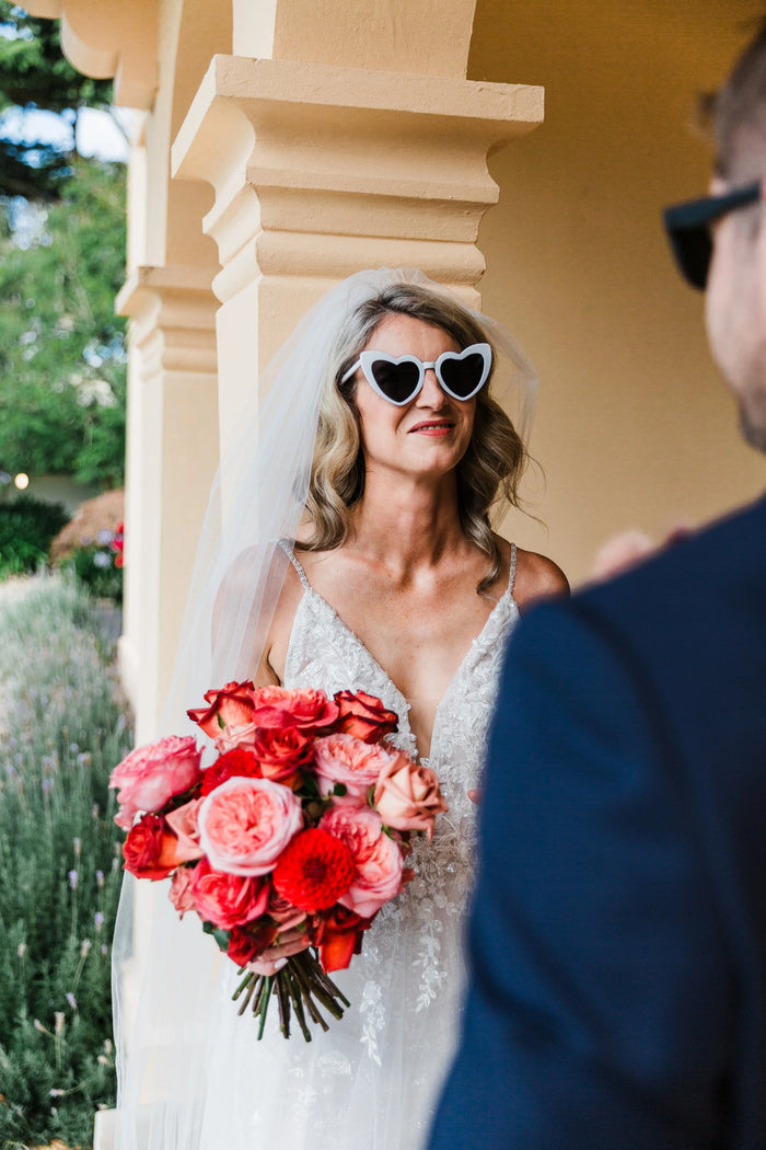 Jessie + Jay wedding flowers by Pom Pom Florals