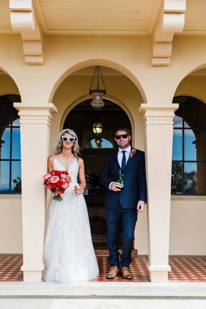 Jessie + Jay wedding flowers by Pom Pom Florals