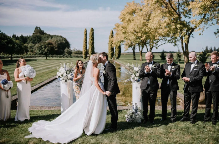 Kate + Ed wedding flowers by Pom Pom Florals